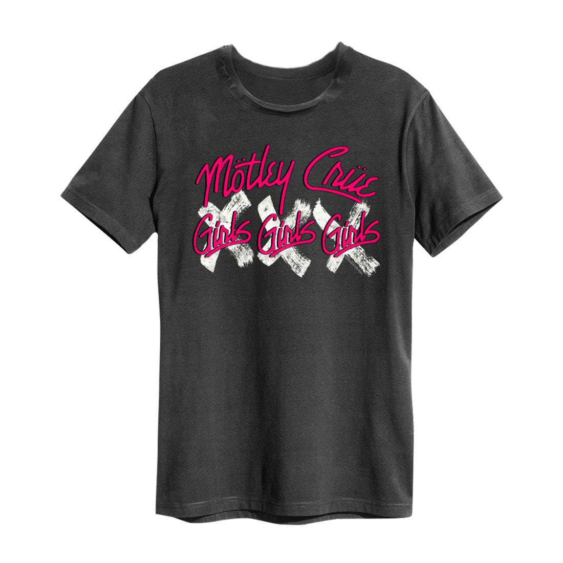 Image of Motley Crue T-Shirt Girls Girls Girls - Grey